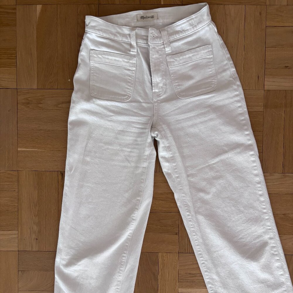Madewell Perfect Vintage Wide Leg Crop Patch Pocket